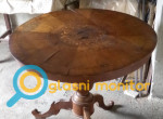 Antikni okrugli stol sa intarzijama (1)